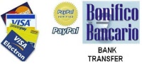 Paiements acceptés virement bancaire, PAYPAL-Cards